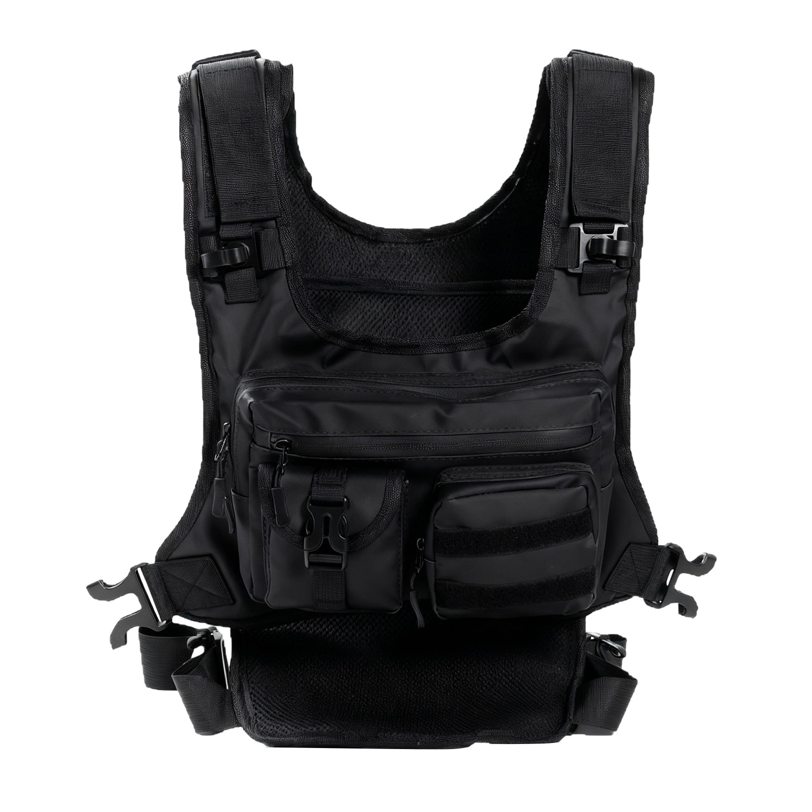Travel Outdoor Storage Bag Vest Pack Feature Front Panels Perfect For Running Training Biking Backpacking