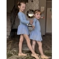 thumbnail image 6 of Arshiner Kids Girls Classic Long Sleeve Leotard Dance Ballet Dress, 6 of 6