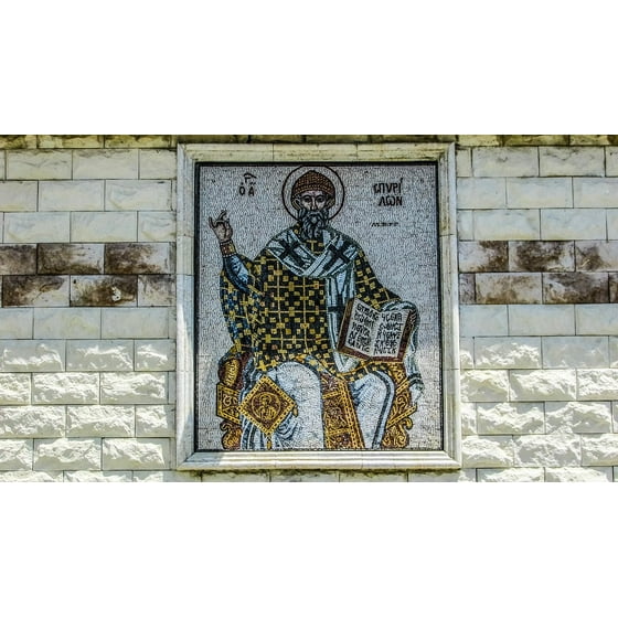 Laminated Poster Cyprus Mosaic Church Aradippou Ayios - 