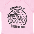 thumbnail image 4 of Inktastic Summer Vacation Mode Cocoa Beach Florida Boys or Girls Baby Bodysuit, 4 of 5