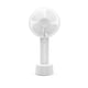 thumbnail image 1 of Ventilador portátil cargado con USB blanco de 3 velocidades 1200mah batería de alta potencia mini ventilador portátil para viajes domésticos pequeño ventilador, 1 of 8