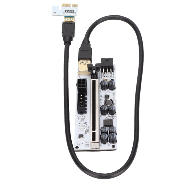 Tarjeta adaptadora vertical Bling Bling 8 condensadores Excicon PCIE