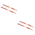thumbnail image 4 of ZLight Accessoires de Batterie Marteau Débutant Instrument de Percussion en Bambou Maillet Composant de Remplacement Rouge 2Ensemble, 4 of 6