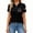 Black-C-170403aa, variant on Trgacdwlo 1776-2026 250th Anniversary USA Womens Polo Shirts Patriotic Short Sleeve Golf Polo Shirt Women Tunic Shirt Blue XXXL