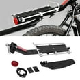 thumbnail image 4 of Estante para equipaje de asiento trasero de bicicleta de montaña de aleación de aluminio con accesorio de guardabarros, 4 of 15