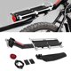 thumbnail image 4 of Estante para equipaje de asiento trasero de bicicleta de montaña de aleación de aluminio con accesorio de guardabarros, 4 of 15