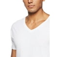 thumbnail image 2 of Hanes Men's 3-Pack V-Neck T-Shirt (Small (34-36), White), 2 of 2
