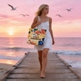 thumbnail image 6 of DefiDgd Large Capacity Beach Bag for Women and Men,Waterproof Sandproof Fashionable Beach Bags Swimming Pool Travel Family Outdoor Shopping Essentials(B), 6 of 6