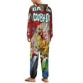thumbnail image 3 of Scooby-Doo Women Men Pajamas Zipper Onesie Jumpsuit Hooded One Piece Sleepwear, 3 of 8
