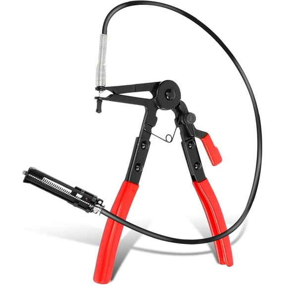 24" Hose Clamp Tool Pliers Locking Tool Flexible, Fuel Oil Water Pipe Repair Tool Compatible with Car Truck