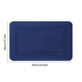 thumbnail image 2 of Hiroekza Thick Striped Foam Bath Rugs Soft Absorbent Velvet Bathroom Mats Non-slip Bottom Machine Washable 40x60cm Bath Mat Quick Dry Anti Mold Blue, 2 of 8