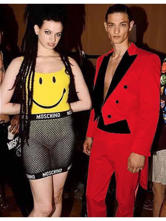 Hot Red Tailcoat Tail Tuxedo Hot Red With Black Lapel Tuxedo Jacket With The Tail Suit Tuxedo With Tails
