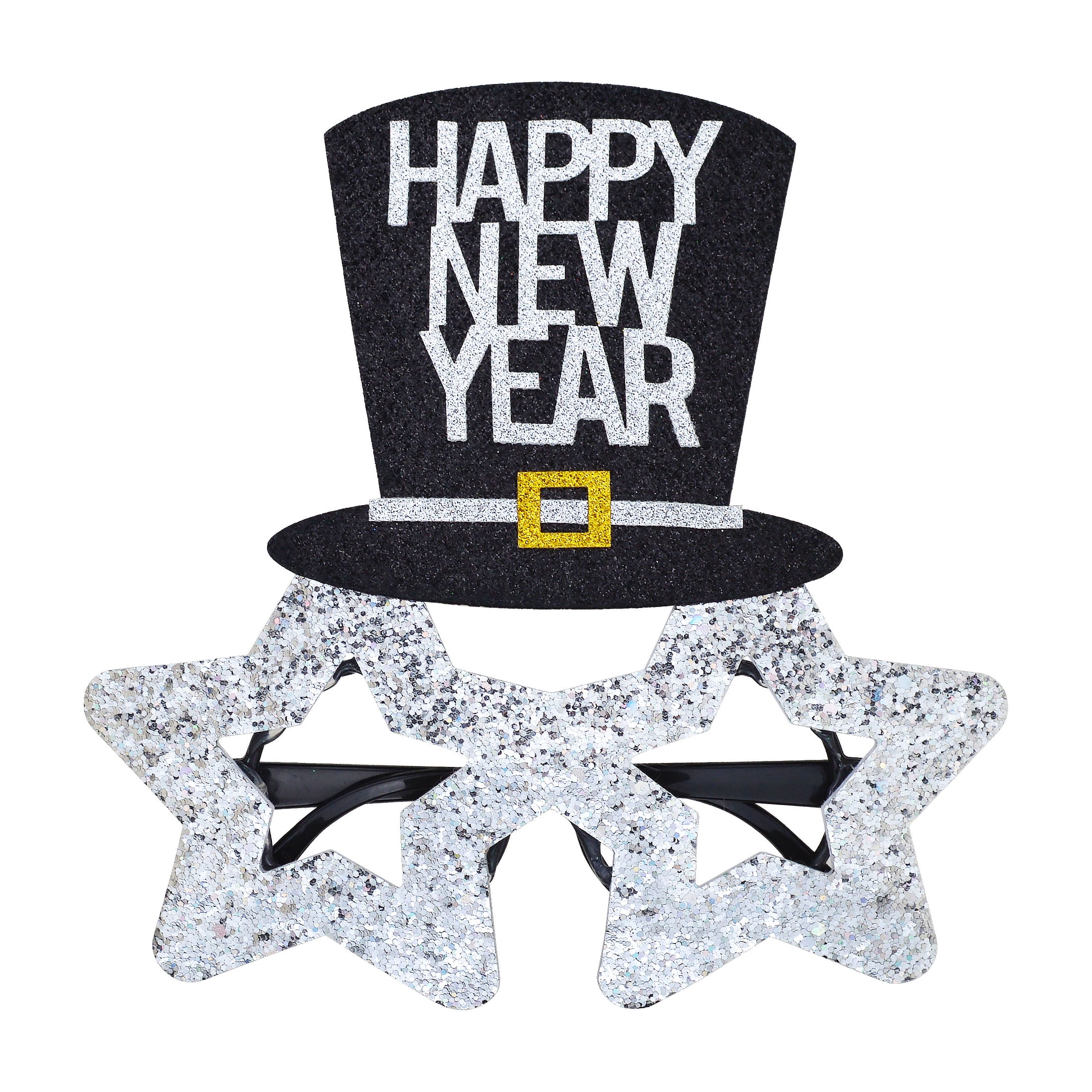 New Year Silver Hat Shaped Headband Boppers, 1 Piece, Festive Decorations, Party Glasses, Way to Celebrate Style, Adult