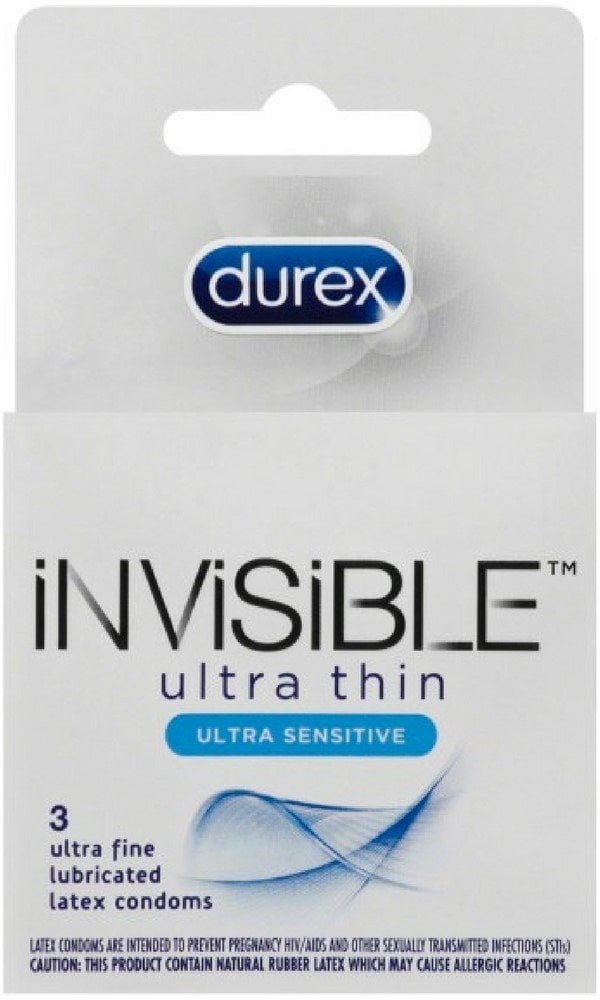 Durex Invisible XL  Ultimate Thin Extra Large Condoms
