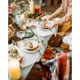 thumbnail image 3 of Christmas Placemats Set of 6 Pine Tree Branch Christmas Placemats for Dining Table Pine Cones Plant Leaf Table Mat Winter Holiday Home Party Kitchen Table Decorations, 3 of 6