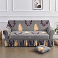thumbnail image 1 of Elastic Stretchable Sofa Cover with Skirt Washable Furniture Protector Printed Slipcovers with Elastic Bottom for Living Room, 1 of 7