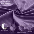 thumbnail image 4 of Lux Decor Collection 3 Piece Deep Pocket Bedroom Bed Sheet Set - Twin Sheets, Purple, 4 of 9