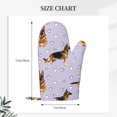 thumbnail image 2 of Hirioo German Shepherd Dog for Silicone Oven Mitts for BBQ, Baking, Cooking, Set of 2, Heat Resistant 260℃, Non-Slip Kitchen Essentials, 2 of 6