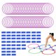 thumbnail image 1 of Anillos de Agilidad Uxcell, 48Pcs Anillos de Entrenamiento de Velocidad 6 Colores Plástico Círculos de Ejercicio para Saltos en Gimnasia Práctica de Fútbol (Púrpura, 15 Pulgadas), 1 of 7