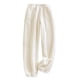 thumbnail image 1 of Pantalones de pijama de franela para mujer con cintura elástica - Pantalones gruesos de felpa para el invierno con diseño de cordones en las piernas para mayor calidez, 1 of 3