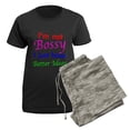 thumbnail image 5 of CafePress - Bossy T Women's Dark Pajamas - Women's Short Sleeve Print T-Shirt and Pants Dark Cotton Pajama Set, 5 of 7