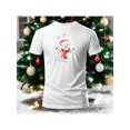 thumbnail image 1 of Playera Con Estampado De Muñeco De Nieve Navidad Ropa Para Hombre Color Blanco Talla Chica Marca Emil SaEs, 1 of 4
