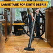 Vacmaster 12 Gallon 6.0 HP 143 CFM Plastic Wet Dry Vacuum and Blower, Black