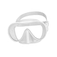 thumbnail image 3 of Máscara de buceo Snorkel Máscara de natación Ligera Visión amplia Portátil Correa ajustable Blanco, 3 of 8