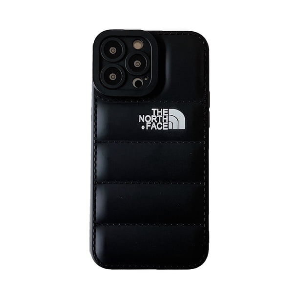 The North Face down Funda Blanda Colorida Para iPhone 8 7 plus x xs XR xsmax 11 12 13 Pro Max