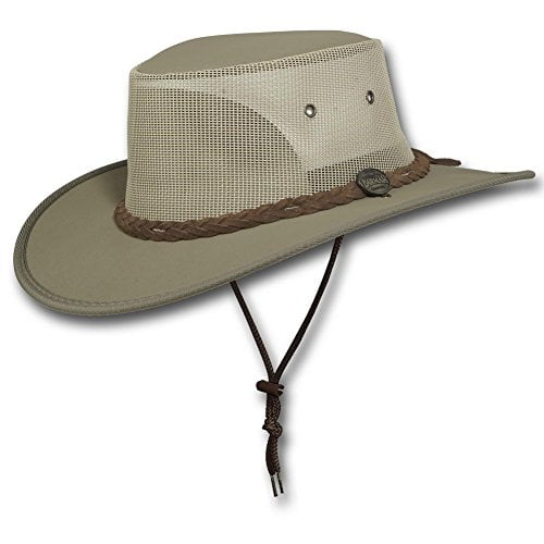 Barmah Hats Canvas Drover Hat - Item 1057 (as1, Alpha, m, Khaki)