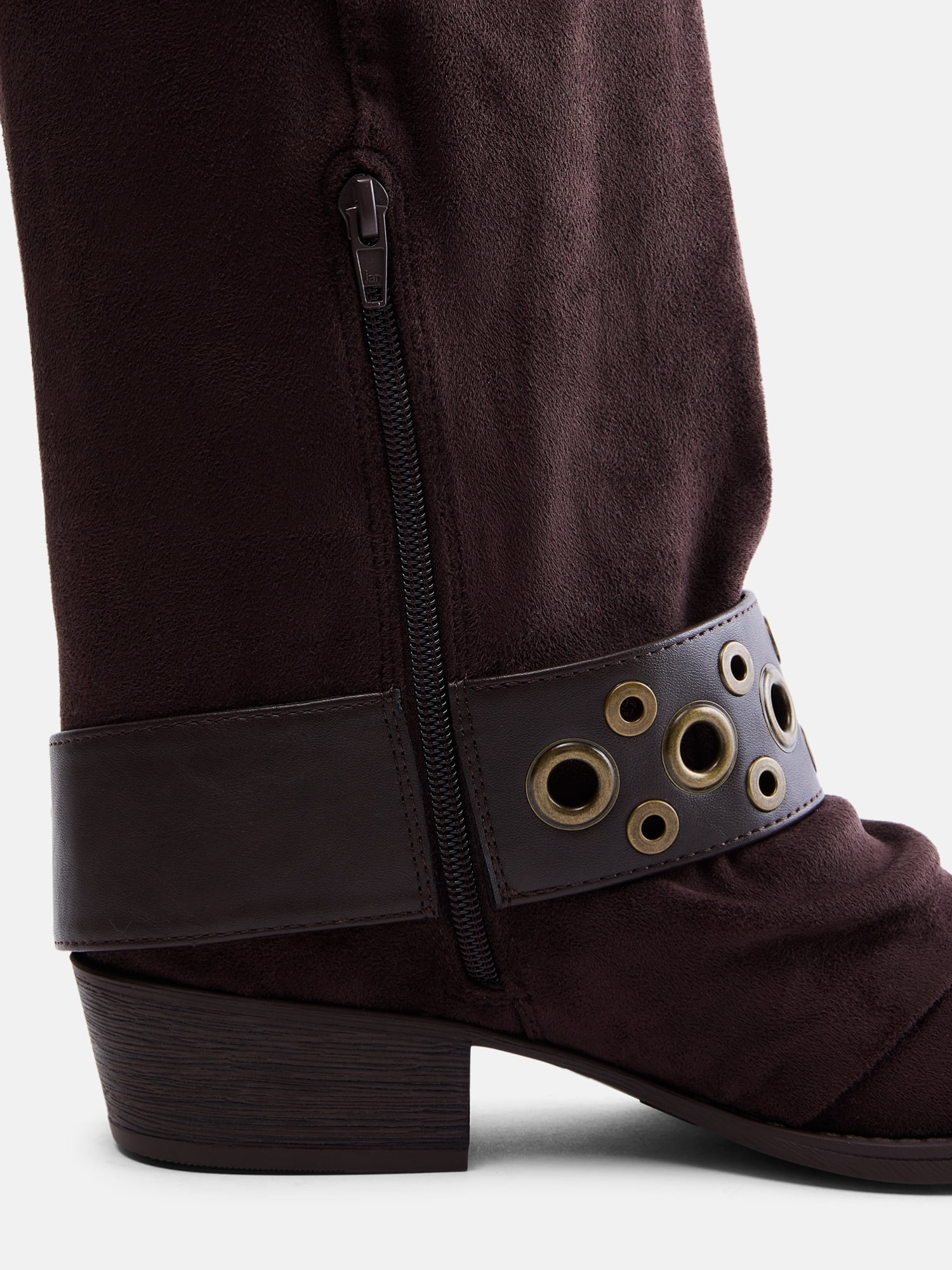 Madden NYC Women's Faux Suede Western Belt Boots