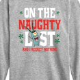 thumbnail image 3 of SpongeBob SquarePants - Plankton Naughty List - Toddler And Youth Long Sleeve Graphic T-Shirt, 3 of 6