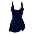 thumbnail image 3 of Gubotare Sexy One Piece Swimsuit for Women Womens One Piece Swimsuits A Line Swim Dress Adjustable Straps Tummy Control Bathing Suit (BU2,XL), 3 of 4