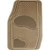 Kraco 2pc Rubber Truck Floor Mats, Tan