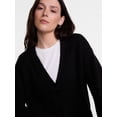 thumbnail image 6 of Scenario Women's Button Front Lightweight Cardigan, Sizes XS-XXXL, 6 of 7