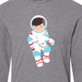 thumbnail image 4 of Inktastic Cute Boy, Astronaut, Cosmonaut, Space Flight Long Sleeve T-Shirt, 4 of 5