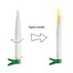 thumbnail image 4 of Set de 10 velas eléctricas con mando a distancia y temporizador para decoración, decoración, funciona con 1 pilas AAA (no incluidas), 1,65*14,3cm TUNC Sencillez, 4 of 5
