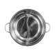 thumbnail image 4 of 28cm Hot Pot Twin Divided Stainless Steel 30cm Cookware Hot Pot Ruled Compatible Yuanyang Hot Pot Pot Cookware Kitchen Dining, 4 of 11