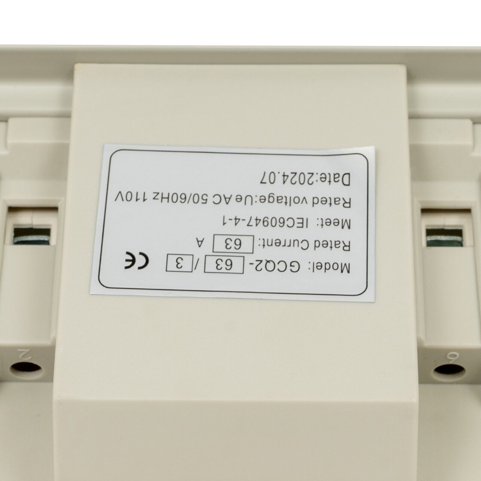 63A 110V Dual Power Transfer Switch - Automatic Backup Power Changeover w/Copper Contacts, 2s Conversion for Home/Commercial Use