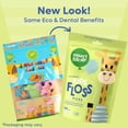 thumbnail image 4 of Eco-friendly children's floss sticks (200 pack)-made from straw wheat children's floss sticks, fluoride-free and, no tear-off line, mint flavor, suitable for children's teeth toothpick floss sticks, 4 of 4