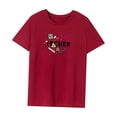 thumbnail image 3 of Camiseta para mujer Verano Tops Camiseta básica Cuello redondo Camisa para uso diario desplazamientos S, 3 of 7