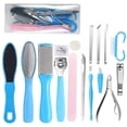 thumbnail image 4 of becaristey Professional Pedicure Foot File Foot Rasp Set Stainless Steel Foot File Pedicure Kit Deadskin Callus Remover Kit for Men Women, 4 of 9
