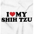 thumbnail image 2 of Love My Shih Tzu Dog Owner Funny Pet Women Plus Size Long Sleeve Graphic Tee Brisco Brands 2X, 2 of 5