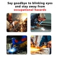 thumbnail image 3 of Gafas de soldador con oscurecimiento automático solar, protección para soldadura con lentes de policarbonato ajustables y protección contra arco eléctrico., 3 of 12