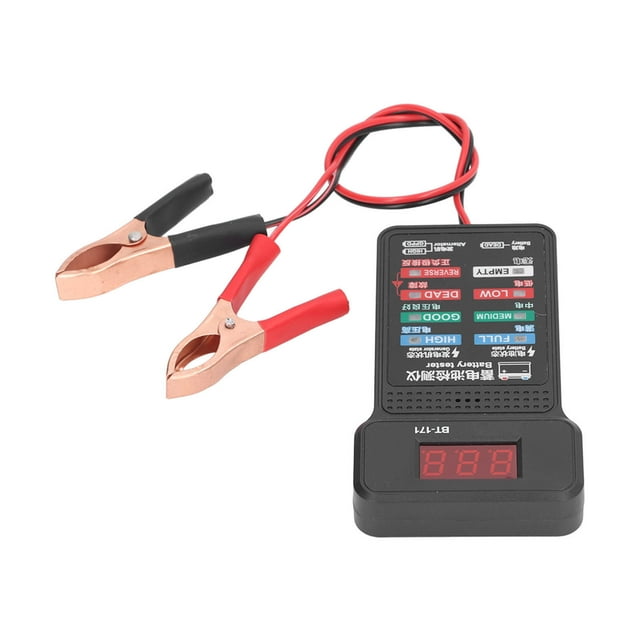Probador De Alternador Automotriz, Ampliamente Utilizado, Fácil Operación, Analizador De Batería Automático Digital ABS, Pantalla De Visualización Inversa LED De 12 V Para