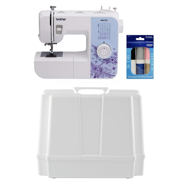 Máquina de coser Brother XM2701 de 27 puntadas con funda e hilo