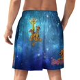 thumbnail image 2 of Scooby Doo Shaggy Men's Pajama Pants Sleepwear Lounge Shorts Bottoms Summer Daily Cozy Soft Ice Silk Pajama Shorts Lightweight Home Beach Shorts, 2 of 8