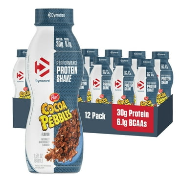 Dymatize Performance Protein Shake, Cocoa Pebbles, 30g Protein, 12 Count
