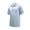 Aqua Blue/White, variant on Monterey Club Men's Ultimate Feeder Stripe Jersey Golf Polo Shirt #1620