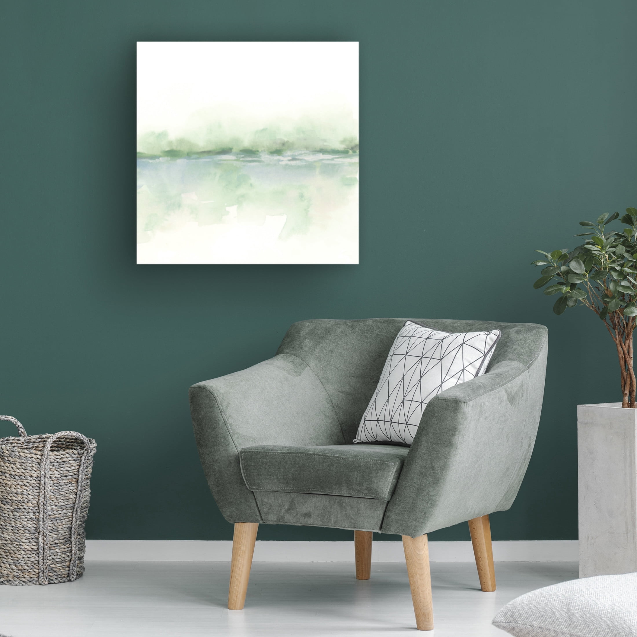 Trademark Fine Art June Erica Vess  Moss Mist I Canvas Wall Art